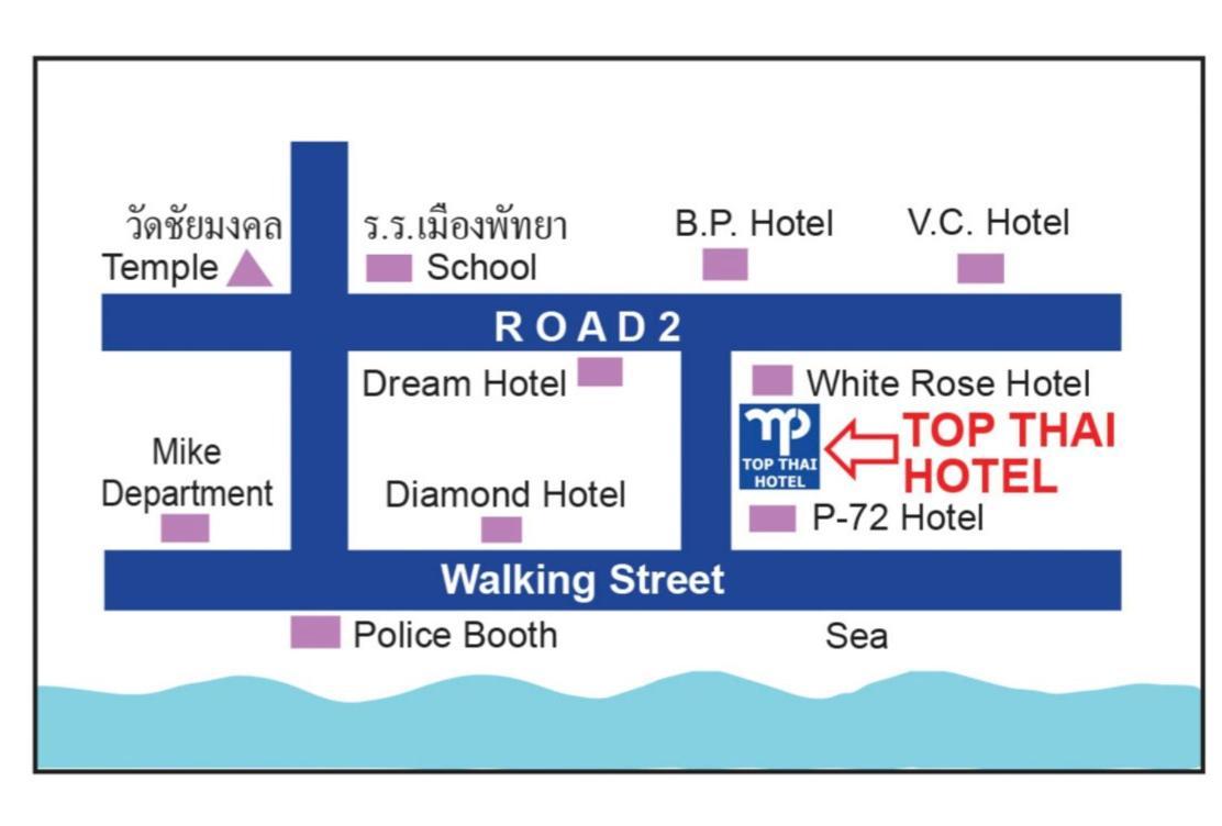 Top Thai Hotel Pattaya Eksteriør bilde